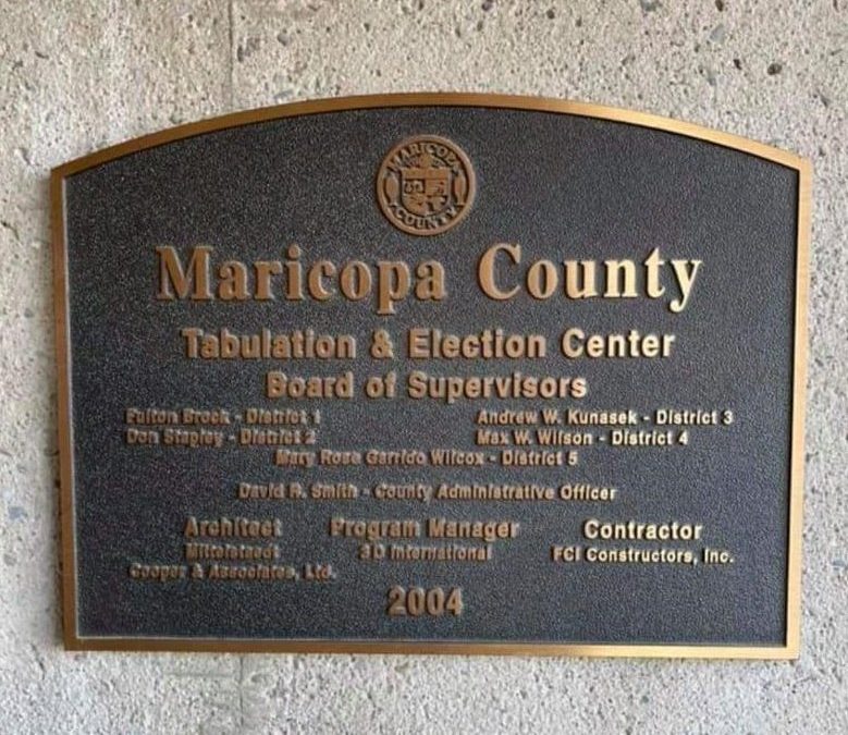 AZ Senate is ready for audit of Maricopa County’s 2020 election results to begin–the Democrats are in a panic