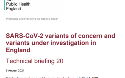 SARS-CoV-2 variants of concern and variants under investigation in England