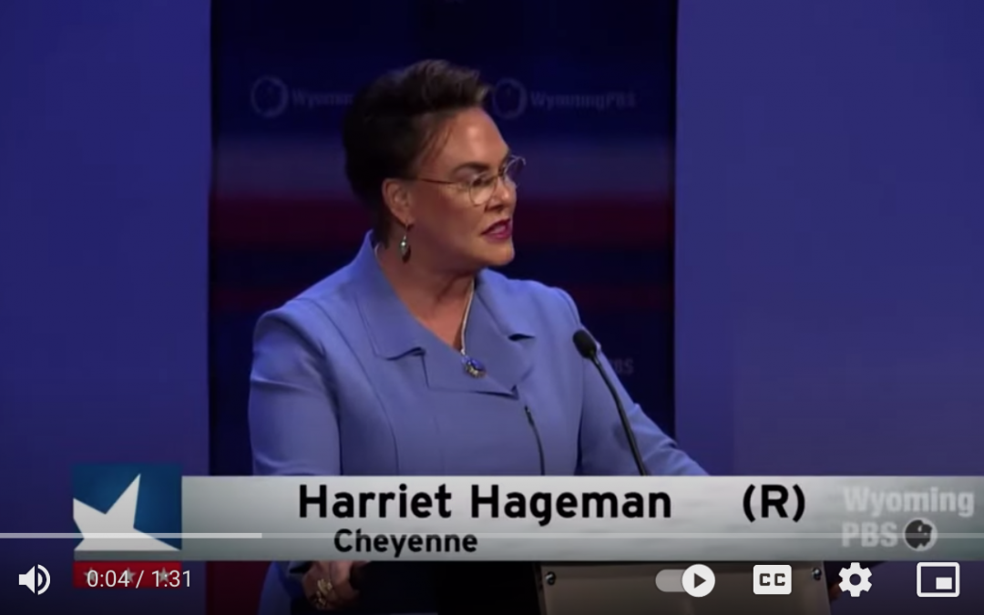 Harriet Hageman’s Closing Argument at the Wyoming GOP Primary Debate Against Liz Cheney
